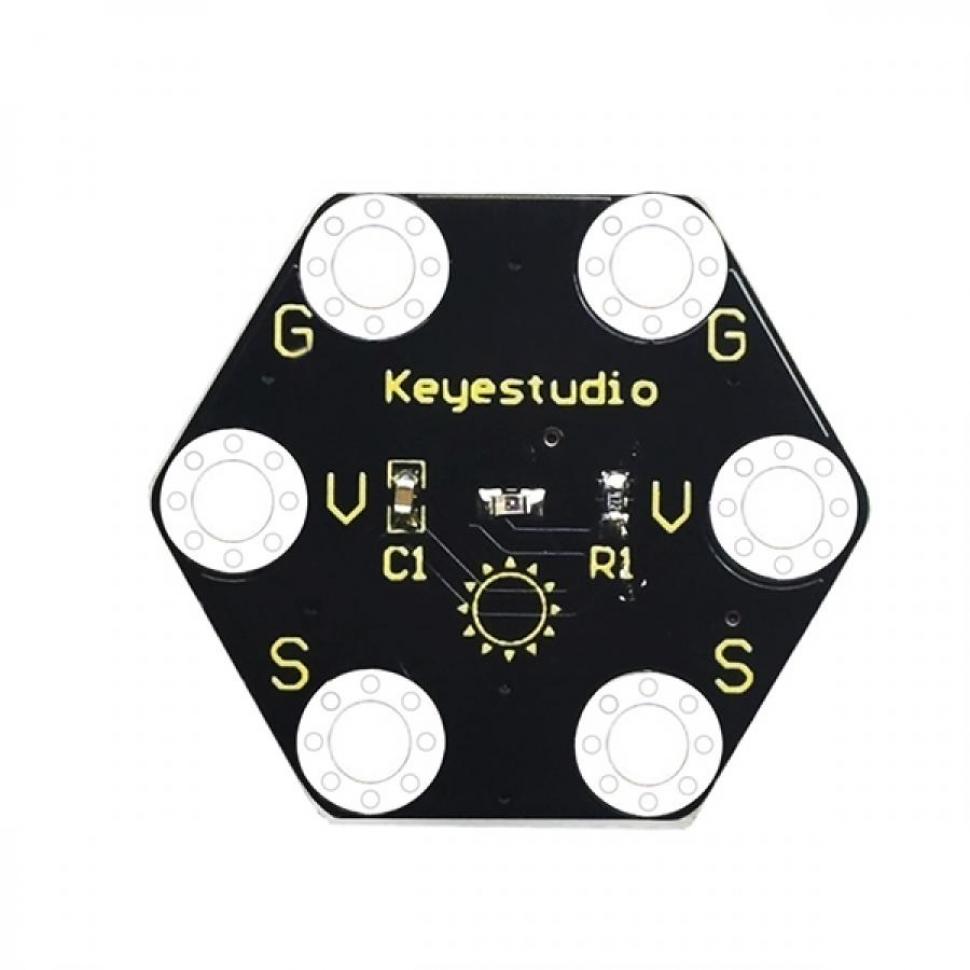 디바이스마트,오픈소스/코딩교육 > Micro:Bit > 마이크로비트 센서/모듈,keyestudio,마이크로비트 Honeycomb 포토레지스터 센서 모듈 [KS0491],작동 전압: DC 3 -5V / 작동 전류: 60mA / 최대 전력: 300mW / 크기(mm): 30*27*5 / 무게: 2.0g