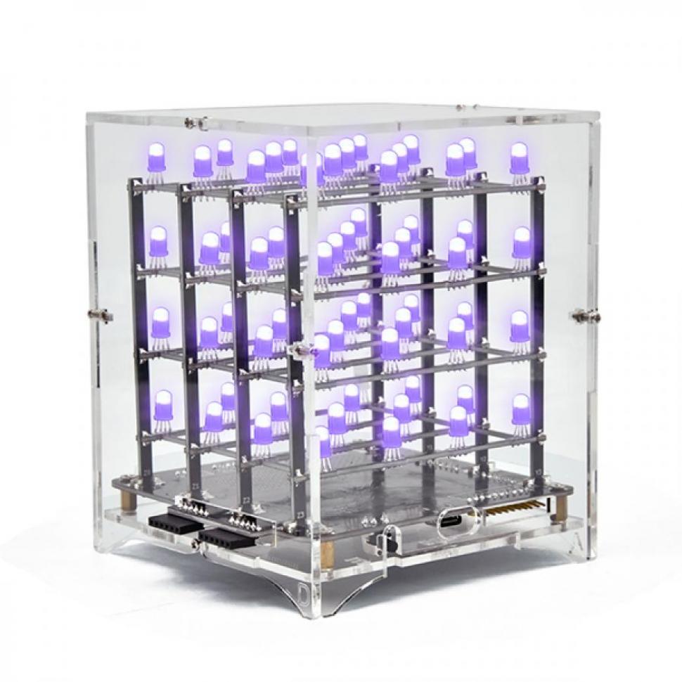 디바이스마트,오픈소스/코딩교육 > 아두이노 > 아두이노 교육용키트,keyestudio,아두이노 4x4x4 RGB LED CUBE 스타터 키트 [KS0575],자세한 튜토리얼과 예제 코드가 포함되어 있어 더 나은 방식으로 지식을 이해하고 습득할 수 있습니다. 그 외에도 실무 연습과 혁신 역량을 향상시키고, 기술 혁신 인식과 문제 해결 능력을 기릅니다.