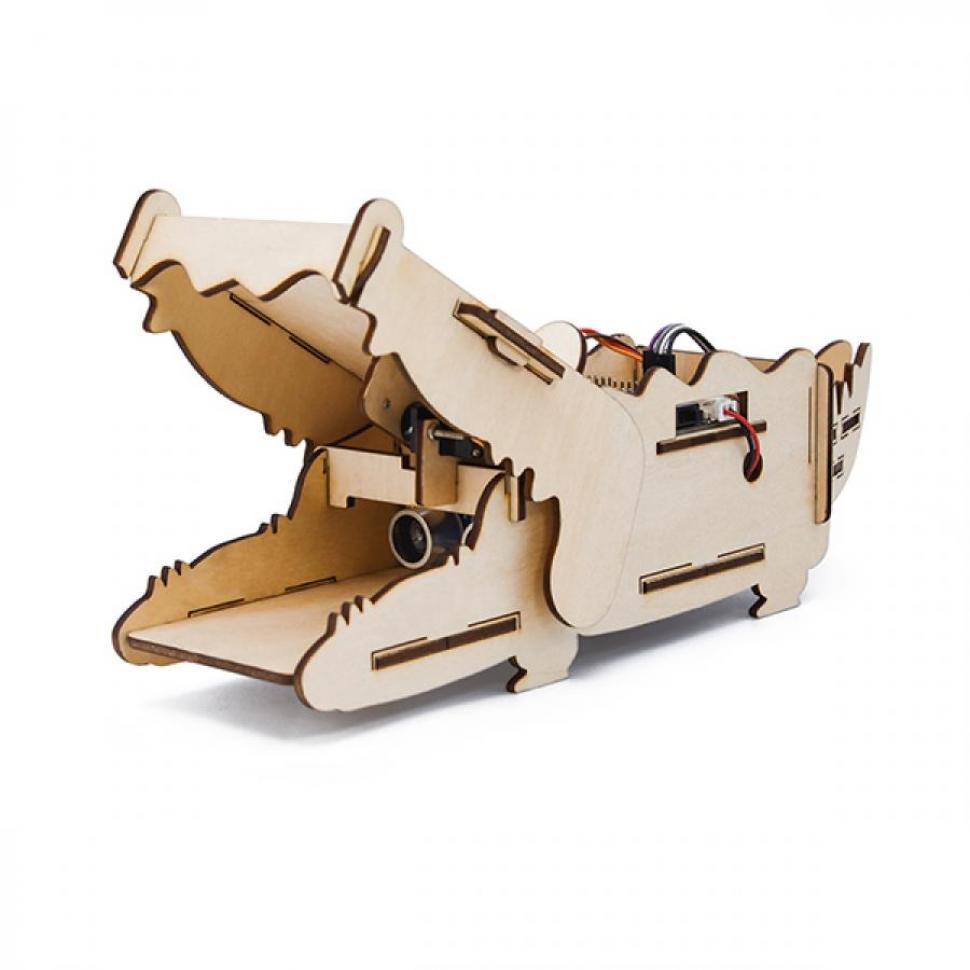 디바이스마트,오픈소스/코딩교육 > Micro:Bit > 마이크로비트 교육용키트,keyestudio,마이크로비트 악어 학습 키트 (마이크로비트 ESP32 호환보드 포함) [KS0802-E],그래픽 프로그래밍 소프트웨어를 사용하면 블록을 쌓는 것만큼 쉽게 코드를 작성할 수 있고, 놀이 중에 논리적 사고 능력을 개발할 수 있습니다.