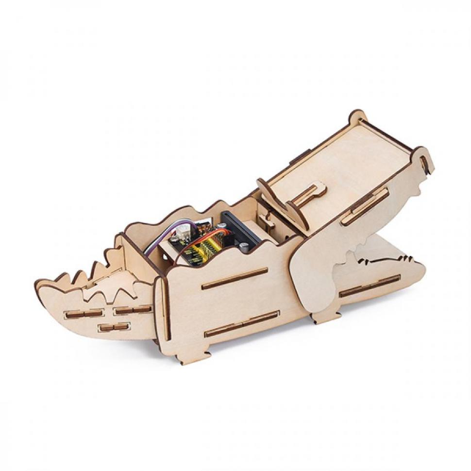 디바이스마트,오픈소스/코딩교육 > Micro:Bit > 마이크로비트 교육용키트,keyestudio,마이크로비트 악어 학습 키트 (마이크로비트 ESP32 호환보드 포함) [KS0802-E],그래픽 프로그래밍 소프트웨어를 사용하면 블록을 쌓는 것만큼 쉽게 코드를 작성할 수 있고, 놀이 중에 논리적 사고 능력을 개발할 수 있습니다.