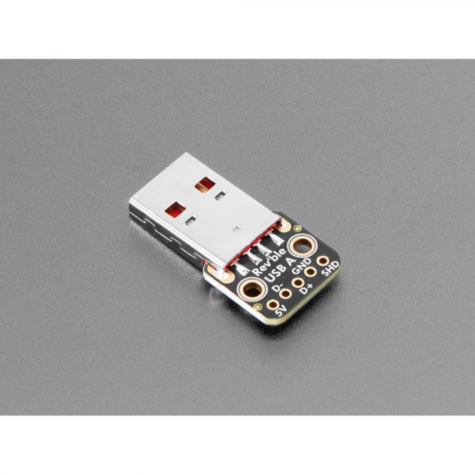 디바이스마트,MCU보드/전자키트 > 통신/네트워크 > USB관련,Adafruit,Adafruit Reversible USB Type A Plug Connector Breakout [ada-6001],가운데에 얇은 접촉 부분이 있어 어느쪽으로든 꽂을 수 있습니다 / 크기 : 1.1 x 0.6 x 0.2인치