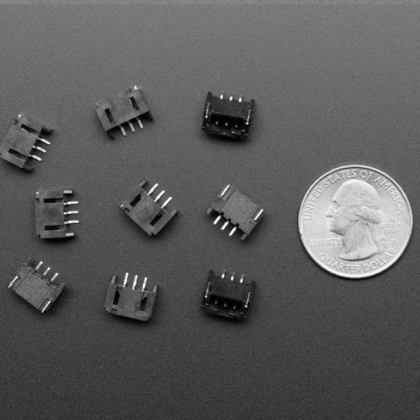 디바이스마트,커넥터/PCB > 직사각형 커넥터 > JST 커넥터 > JST-PH 시리즈 (2.0피치),Adafruit,JST PH 2mm 3-pin Horizontal Connector (10-pack) - STEMMA [ada-4391],2mm 피치 커넥터 10개 1팩 / 수평 스타일 / JST PH 3핀과 호환 / STEMMA QT와 호환되지 않습니다
