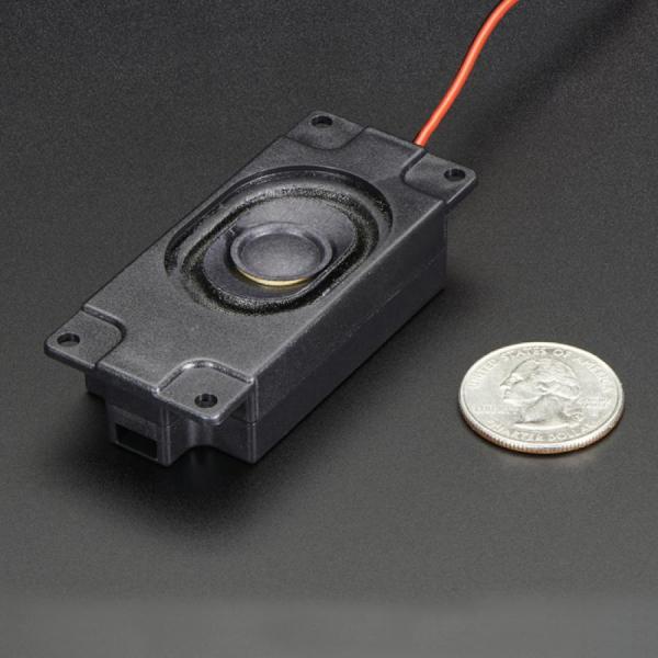 디바이스마트,스위치/부저/전기부품 > 부저/스피커/사이렌 > 스피커,Adafruit,Stereo Enclosed Speaker Set - 3W 4 Ohm [ada-1669],크기 : 2.8x1.2인치 / 2개입 / SPK 입력 케이블 포함 / 4옴 임피던스와 3W 이하의 전력이 필요한 모든 오디오에 호환