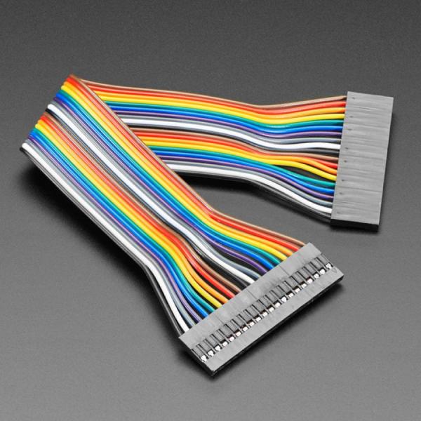 디바이스마트,케이블/전선 > 점퍼/하네스/악어/바나나 > 점퍼 와이어/케이블,Adafruit,2.54mm 0.1inch Pitch 20-pin Jumper Cable - 20cm long [ada-4946],길이 : 20cm / 커넥터 피치 : 2.54mm, 0.1인치