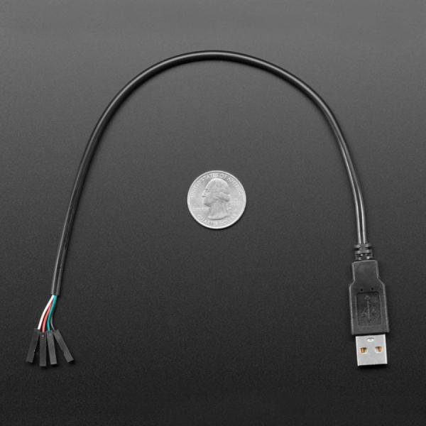 디바이스마트,케이블/전선 > USB 케이블 > USB 케이블(미분류),Adafruit,USB Type A Plug Breakout Cable with Premium Female Jumpers - 30cm long [ada-4448],A 플러그 / 컨버터 칩이 없습니다 / 전원 및 데이터 라인에 점퍼 소켓이 있습니다 / 길이 : 30cm