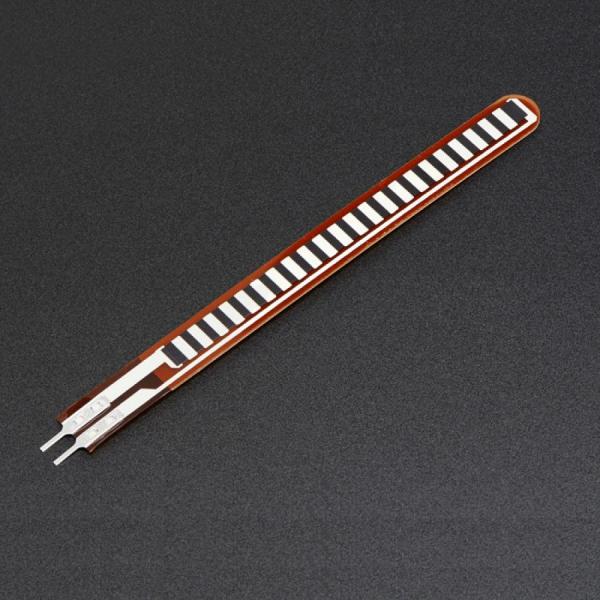 디바이스마트,센서 > 압력/힘(Force)센서 > 휨(Flex)센서,Adafruit,Short Flex Sensor [ada-1070],구부러진 정도에 따라 값이 변하는 저항기 / 저항 : ~25KΩ, ~100KΩ / 길이 : 77.57mm
