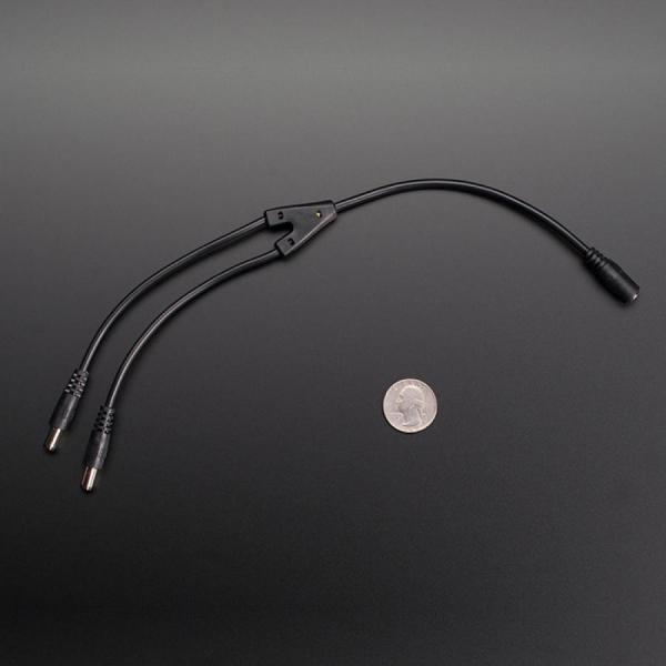 디바이스마트,케이블/전선 > USB 케이블 > 충전케이블(MM) > DC 전원 충전케이블,Adafruit,2-Way 2.1mm DC Barrel Jack Splitter Squid [ada-1351],2방향 전원 잭 스플리터 / 총 길이 : 300mm / 잭,플러그 케이블 24AWG