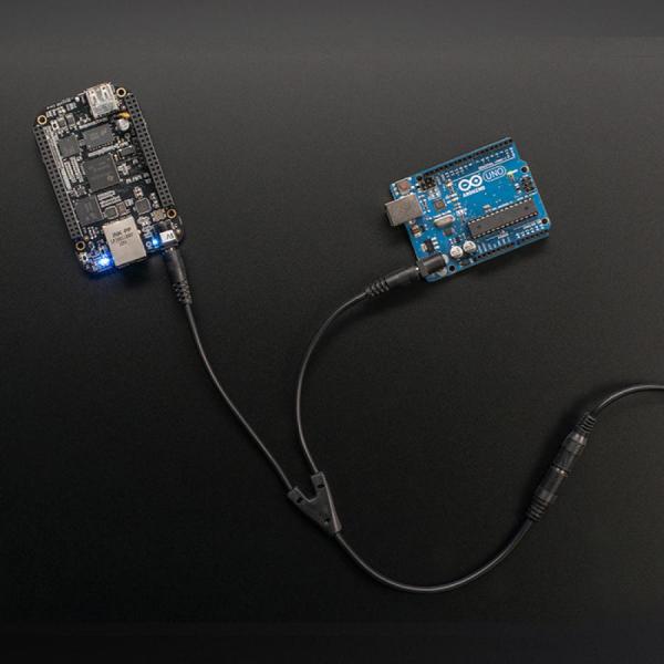 디바이스마트,케이블/전선 > USB 케이블 > 충전케이블(MM) > DC 전원 충전케이블,Adafruit,2-Way 2.1mm DC Barrel Jack Splitter Squid [ada-1351],2방향 전원 잭 스플리터 / 총 길이 : 300mm / 잭,플러그 케이블 24AWG