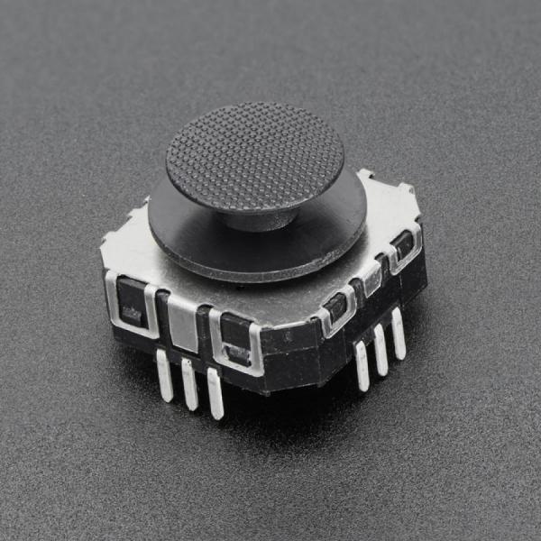 디바이스마트,MCU보드/전자키트 > 버튼/스위치/제어/RTC > 버튼/스위치/조이스틱,Adafruit,Mini 2-Axis Analog Thumbstick [ada-2765],미니 2축 / 검은색 로커 캡이 달려 있습니다 / 센터 센터링 아날로그 유형 / 두개의 10KΩ  전위계로 구성