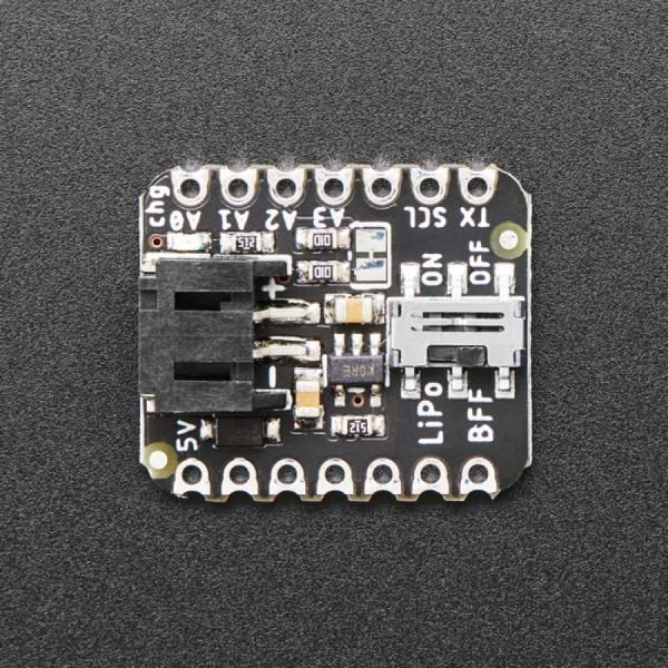 디바이스마트,MCU보드/전자키트 > 전원/신호/저장/응용 > 충전/배터리/전원,Adafruit,Adafruit LiIon or LiPoly Charger BFF Add-On for QT Py [ada-5397],리포 충전기 / QT Py의 USB Type-C 커넥터를 통해 5V 입력 사용 / 200mA 충전 전류