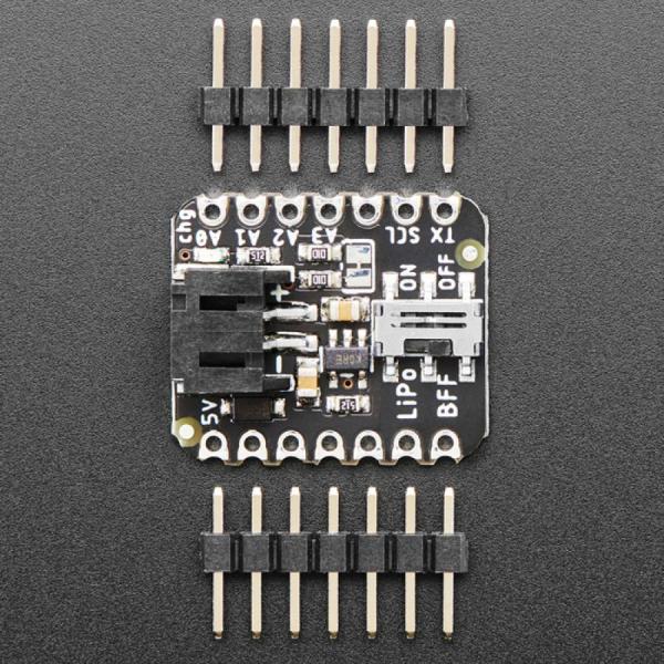 디바이스마트,MCU보드/전자키트 > 전원/신호/저장/응용 > 충전/배터리/전원,Adafruit,Adafruit LiIon or LiPoly Charger BFF Add-On for QT Py [ada-5397],리포 충전기 / QT Py의 USB Type-C 커넥터를 통해 5V 입력 사용 / 200mA 충전 전류