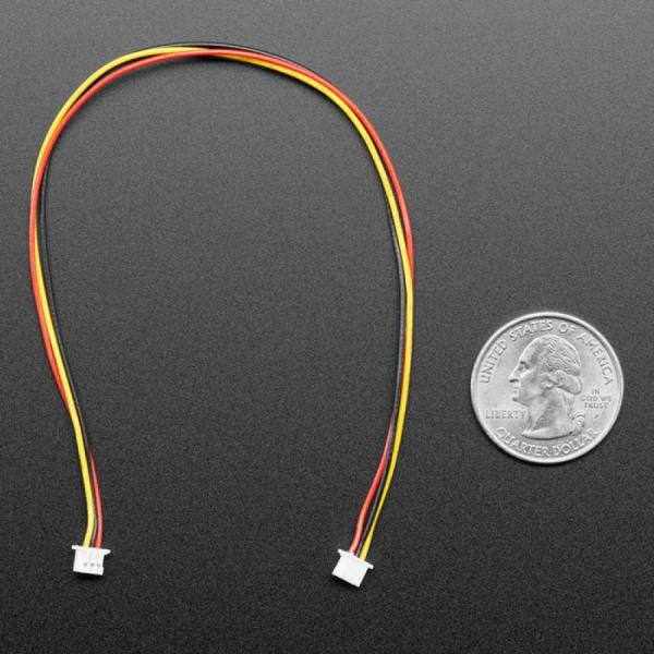 디바이스마트,케이블/전선 > 점퍼/하네스/악어/바나나 > 점퍼 와이어/케이블,Adafruit,1.25mm Pitch 3-pin Cable 20cm long 1:1 Cable - Molex PicoBlade Compatible [ada-4923],3핀 / 길이 : 약 20cm / 커넥터 피치 : 1.25mm / 와이어 게이지 : 28 AWG