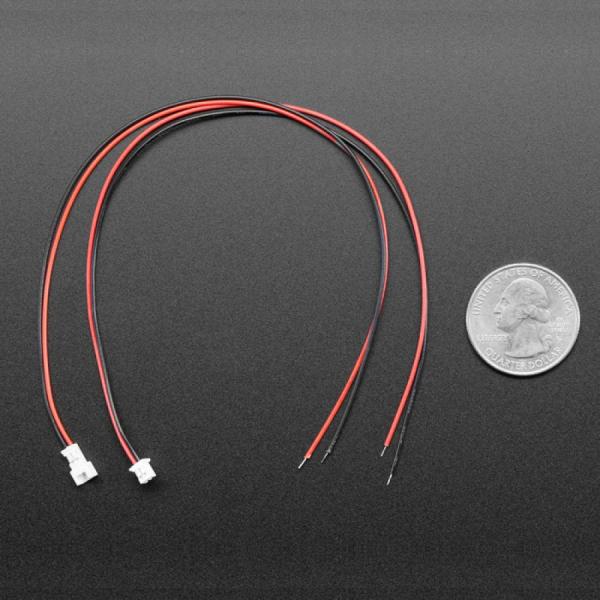 디바이스마트,케이블/전선 > 점퍼/하네스/악어/바나나 > 점퍼 와이어/케이블,Adafruit,1.25mm Pitch 2-pin Cable Matching Pair - 40cm long - Molex PicoBlade Compatible [ada-4720],2핀 / 길이 : 약 40cm / 커텍터 피치 : 1.25mm