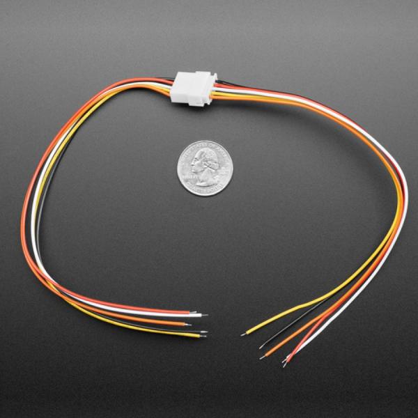 디바이스마트,케이블/전선 > 점퍼/하네스/악어/바나나 > 점퍼 와이어/케이블,Adafruit,2.5mm Pitch 5-pin Cable Matching Pair - JST XH compatible [ada-4875],5핀 / 길이 : 약 20cm / 커넥터 피치 : 2.5mm / 와이어 게이지 : 26 AWG