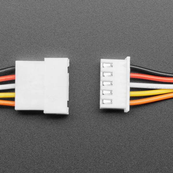 디바이스마트,케이블/전선 > 점퍼/하네스/악어/바나나 > 점퍼 와이어/케이블,Adafruit,2.5mm Pitch 5-pin Cable Matching Pair - JST XH compatible [ada-4875],5핀 / 길이 : 약 20cm / 커넥터 피치 : 2.5mm / 와이어 게이지 : 26 AWG