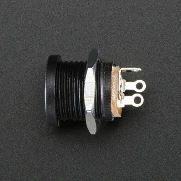 디바이스마트,커넥터/PCB > 직사각형 커넥터 > 사각형 커넥터 (미분류) > Panel Mount/Free Hanging,Adafruit,Panel Mount 2.1mm DC barrel jack [ada-610],최대 8mm 두께(0.315인치 또는 5/16인치)의 패널에 쉽게 부착되도록 설계