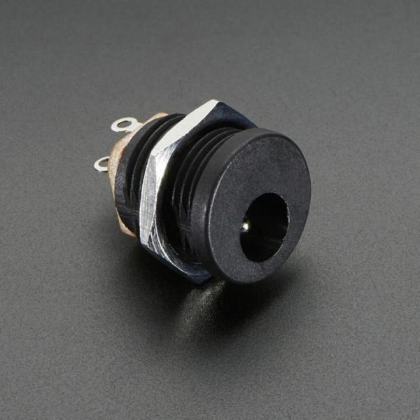 디바이스마트,커넥터/PCB > 직사각형 커넥터 > 사각형 커넥터 (미분류) > Panel Mount/Free Hanging,Adafruit,Panel Mount 2.1mm DC barrel jack [ada-610],최대 8mm 두께(0.315인치 또는 5/16인치)의 패널에 쉽게 부착되도록 설계