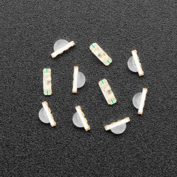 디바이스마트,LED/LCD > SMD LED(칩타입) > 멀티컬러 SMD LED,Adafruit,NeoPixel Addressable RGB LEDs - Slim Round 3.2mm x 1.0mm 10 pack - SK68XX-EC3210R [ada-4893],표면 실장형 NeoPixel LED / 크기 : 3.2 x 1.0 x 1.48mm
