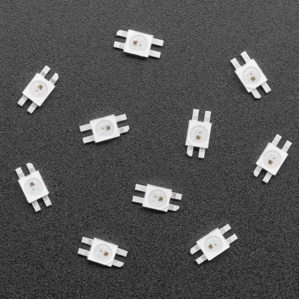 디바이스마트,LED/LCD > SMD LED(칩타입) > 멀티컬러 SMD LED,Adafruit,NeoPixel Reverse Mount RGB LEDs - 10 Pack of SK6812-E [ada-4960],역방향 마운트 / 크기 : 3.1 x 2.7 x 1.7mm
