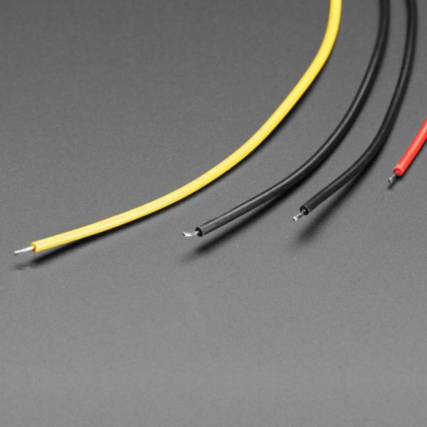 디바이스마트,케이블/전선 > 점퍼/하네스/악어/바나나 > 점퍼 와이어/케이블,Adafruit,IDE Molex 4 Pin Socket Cable - 30cm long [ada-5365],길이 : 30cm / 18AWG 연선 코어