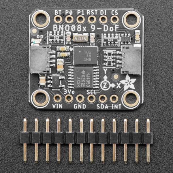 디바이스마트,MCU보드/전자키트 > 센서모듈 > IMU/AHRS(9축 이상),Adafruit,Adafruit 9-DOF Orientation IMU Fusion Breakout - BNO085 (BNO080) - STEMMA QT / Qwiic [ada-4754],모션 센서 / BNO080과 호환 / 3축 가속도계, 자이로스코프, 자기계 사용