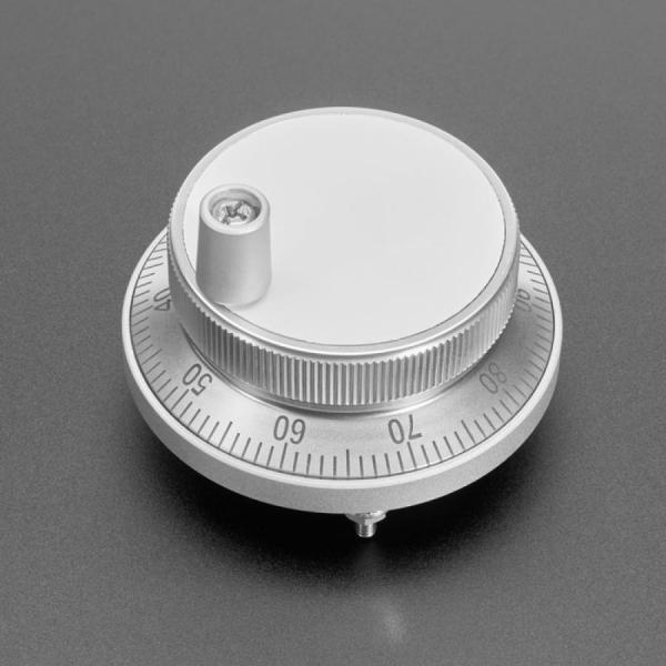 디바이스마트,기계/제어/로봇/모터 > 모터류 > DC모터 > 엔코더모터,Adafruit,CNC Rotary Encoder - 100 Pulses per Rotation - 60mm Silver [ada-5735],CNC 기계를 수동으로 제어하는 데 사용 / 보드에 직접 납땜 되지 않습니다
