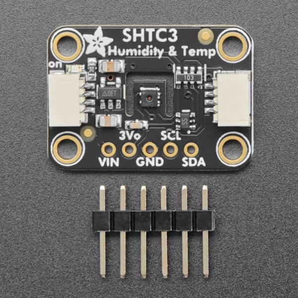 디바이스마트,MCU보드/전자키트 > 센서모듈 > 온도/습도 > 온습도겸용,Adafruit,Adafruit Sensirion SHTC3 Temperature & Humidity Sensor - STEMMA QT / Qwiic [ada-4636],정교하며 정확도가 높은 장치 / I2C 인터페이스 / ±2% 상대 습도와 ±0.2 °C 정확도 제공 / 3V 또는 5V와 호환 / 온도 측정 범위 : -40 °C ~ 125 °C