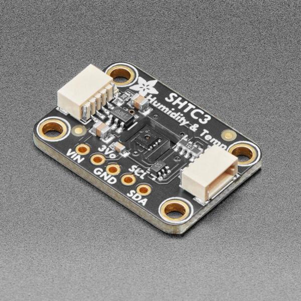 디바이스마트,MCU보드/전자키트 > 센서모듈 > 온도/습도 > 온습도겸용,Adafruit,Adafruit Sensirion SHTC3 Temperature & Humidity Sensor - STEMMA QT / Qwiic [ada-4636],정교하며 정확도가 높은 장치 / I2C 인터페이스 / ±2% 상대 습도와 ±0.2 °C 정확도 제공 / 3V 또는 5V와 호환 / 온도 측정 범위 : -40 °C ~ 125 °C