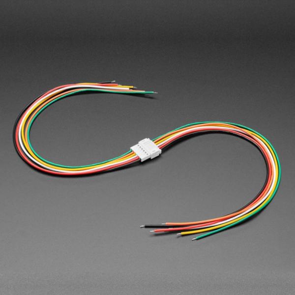 디바이스마트,케이블/전선 > 점퍼/하네스/악어/바나나 > 점퍼 와이어/케이블,Adafruit,2.0mm Pitch 6-pin Cable Matching Pair - JST PH Compatible [ada-5090],길이 : 단일 케이블 약 20cm / 커넥터 피치 : 2.0mm / 26AWG 연선 코어