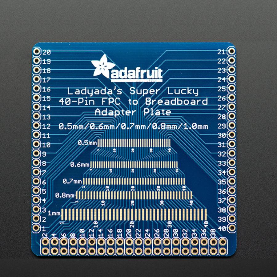 Adafruit Multi-pitch FPC Adapter - 40 Pin 0.5/0.6/0.7/0.8/1.0mm [ada-1436]