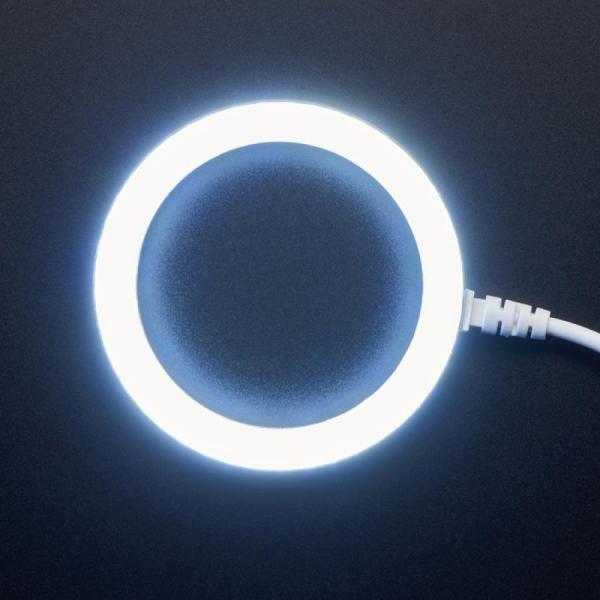 디바이스마트,컴퓨터/모바일/가전 > CCTV/프로젝터/영상장비 > 영상 관련 액세서리,Adafruit,LED Ring Light - 76mm Diameter [ada-4433],현미경과 함께 사용하도록 설계 / 사진 및 비디오에 적합 / 9V 전원 공급 / 전체 직경 : 76mm