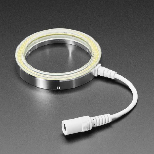 디바이스마트,컴퓨터/모바일/가전 > CCTV/프로젝터/영상장비 > 영상 관련 액세서리,Adafruit,LED Ring Light - 76mm Diameter [ada-4433],현미경과 함께 사용하도록 설계 / 사진 및 비디오에 적합 / 9V 전원 공급 / 전체 직경 : 76mm