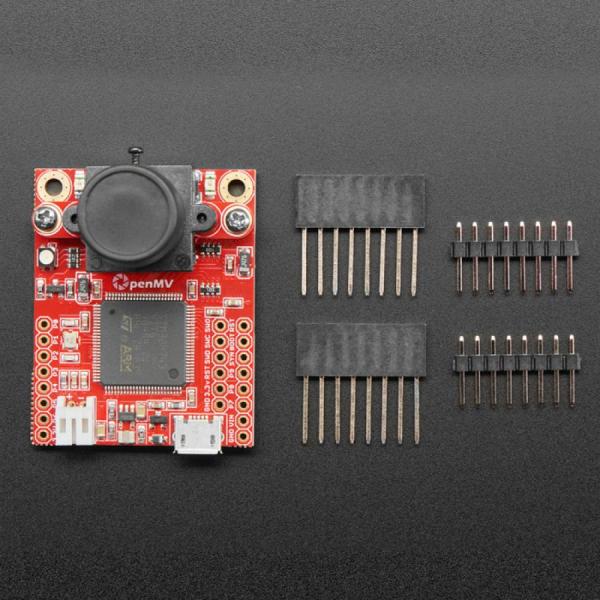 디바이스마트,MCU보드/전자키트 > 인공지능/임베디드/산업용 > 인공지능/머신러닝 > 인공지능 카메라/비젼,Adafruit,OpenMV Cam H7 R1 - MicroPython Embedded Vision Machine Learning - OV7725 Image Sensor [ada-4478],480MHz로 작동하는 STM32H743VI ARM Cortex M7 프로세서 / 모든 I/O 핀은 3.3V를 출력하고 5V 허용 범위