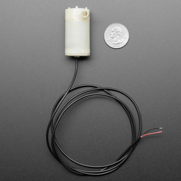디바이스마트,기계/제어/로봇/모터 > 모터류 > 펌프모터 > 유체 펌프모터,Adafruit,Submersible 3V DC Water Pump with 1 Meter Wire - Horizontal Type [ada-4546],3V로 구동되고 100mA를 소모하는 DC 모터 / 와이어 길이 : ~1m / 펌프 본체 길이 : 46mm / 펌프 본체 직경 : 23.5mm