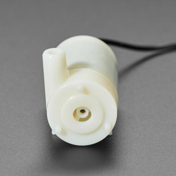 디바이스마트,기계/제어/로봇/모터 > 모터류 > 펌프모터 > 유체 펌프모터,Adafruit,Submersible 3V DC Water Pump with 1 Meter Wire - Horizontal Type [ada-4546],3V로 구동되고 100mA를 소모하는 DC 모터 / 와이어 길이 : ~1m / 펌프 본체 길이 : 46mm / 펌프 본체 직경 : 23.5mm
