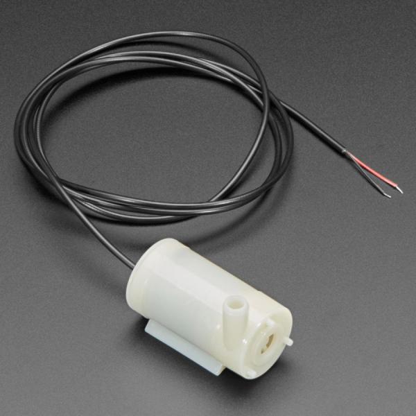 디바이스마트,기계/제어/로봇/모터 > 모터류 > 펌프모터 > 유체 펌프모터,Adafruit,Submersible 3V DC Water Pump with 1 Meter Wire - Horizontal Type [ada-4546],3V로 구동되고 100mA를 소모하는 DC 모터 / 와이어 길이 : ~1m / 펌프 본체 길이 : 46mm / 펌프 본체 직경 : 23.5mm