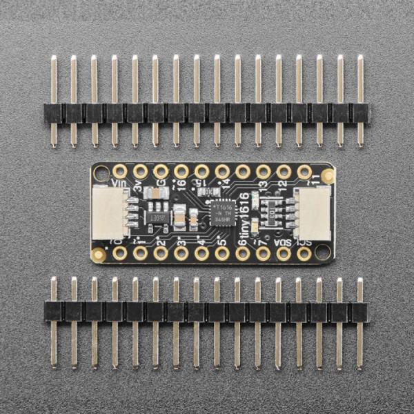 디바이스마트,MCU보드/전자키트 > 프로세서/개발보드 > 기타 MCU,Adafruit,Adafruit ATtiny1616 Breakout with seesaw - STEMMA QT / Qwiic [ada-5690],ATtiny1616 8비트 마이크로컨트롤러 / 3.3V 레귤레이터