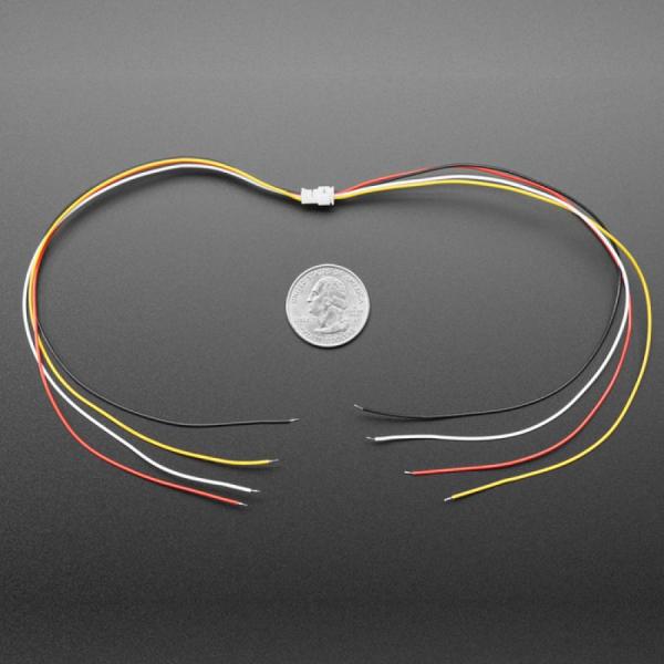 디바이스마트,케이블/전선 > 점퍼/하네스/악어/바나나 > 점퍼 와이어/케이블,Adafruit,1.25mm Pitch 4-pin Cable Matching Pair - 40cm long - Molex PicoBlade Compatible [ada-4722],1.25mm 커넥터 피치 / 길이 : 40cm / 소형 폼 팩터