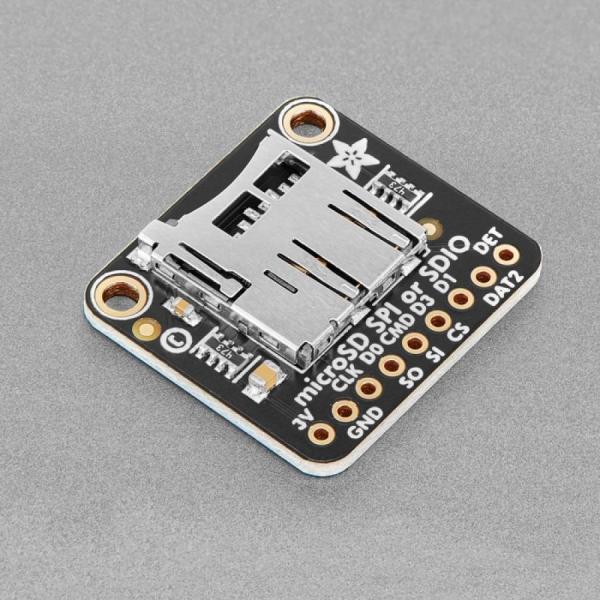 디바이스마트,MCU보드/전자키트 > 전원/신호/저장/응용 > SD/TF/메모리,Adafruit,Adafruit Micro SD SPI or SDIO Card Breakout Board - 3V ONLY! [ada-4682],SD 카드슬롯 / SPI 사용에 고정되지 않으며 SDIO 하드웨어 지원과 함께 사용 가능