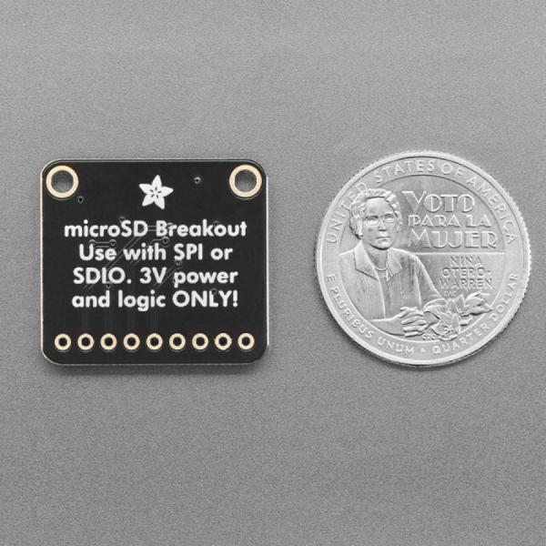 디바이스마트,MCU보드/전자키트 > 전원/신호/저장/응용 > SD/TF/메모리,Adafruit,Adafruit Micro SD SPI or SDIO Card Breakout Board - 3V ONLY! [ada-4682],SD 카드슬롯 / SPI 사용에 고정되지 않으며 SDIO 하드웨어 지원과 함께 사용 가능