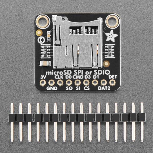 디바이스마트,MCU보드/전자키트 > 전원/신호/저장/응용 > SD/TF/메모리,Adafruit,Adafruit Micro SD SPI or SDIO Card Breakout Board - 3V ONLY! [ada-4682],SD 카드슬롯 / SPI 사용에 고정되지 않으며 SDIO 하드웨어 지원과 함께 사용 가능