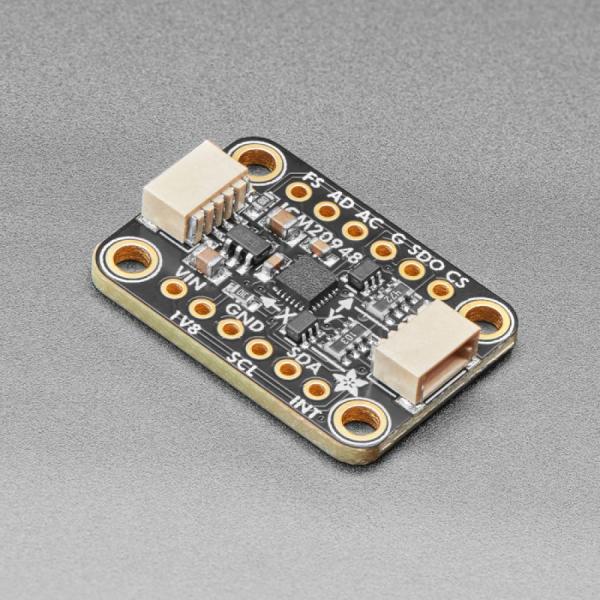 디바이스마트,MCU보드/전자키트 > 센서모듈 > IMU/AHRS(9축 이상),Adafruit,Adafruit TDK InvenSense ICM-20948 9-DoF IMU (MPU-9250 Upgrade) - STEMMA QT / Qwiic [ada-4554],FSR을 갖춘 3축 자이로스코프 / 7MHz SPI 또는 400kHz 고속 모드 I²C