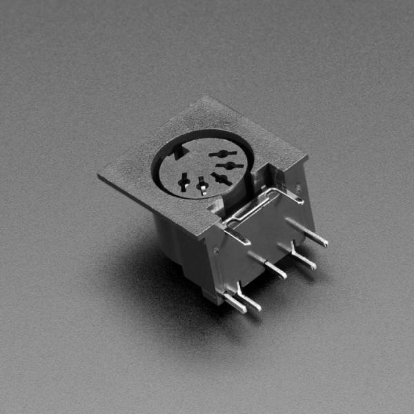 디바이스마트,커넥터/PCB > 백플레인 커넥터 > DIN 커넥터,Adafruit,Breadboard-friendly MIDI Jack (5-pin DIN) [ada-1134],5핀 MIDI 잭 / 모든 핀이 0.1인치 간격으로 있습니다