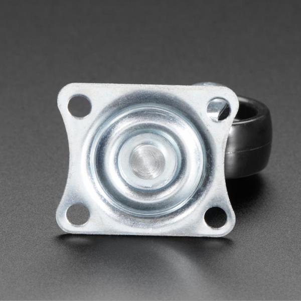 디바이스마트,기계/제어/로봇/모터 > 로봇부품 > 바퀴/휠 > 캐스터,Adafruit,Supporting Swivel Caster Wheel - 1.3inch Diameter [ada-2942],4개의 나사와 4개의 너트가 있습니다 / 360° 회전 / 휠 직경: 32.4mm / 1.3인치 / 높이: 42mm / 1.65인치