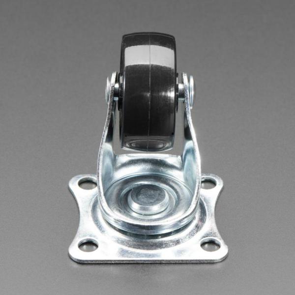 디바이스마트,기계/제어/로봇/모터 > 로봇부품 > 바퀴/휠 > 캐스터,Adafruit,Supporting Swivel Caster Wheel - 1.3inch Diameter [ada-2942],4개의 나사와 4개의 너트가 있습니다 / 360° 회전 / 휠 직경: 32.4mm / 1.3인치 / 높이: 42mm / 1.65인치