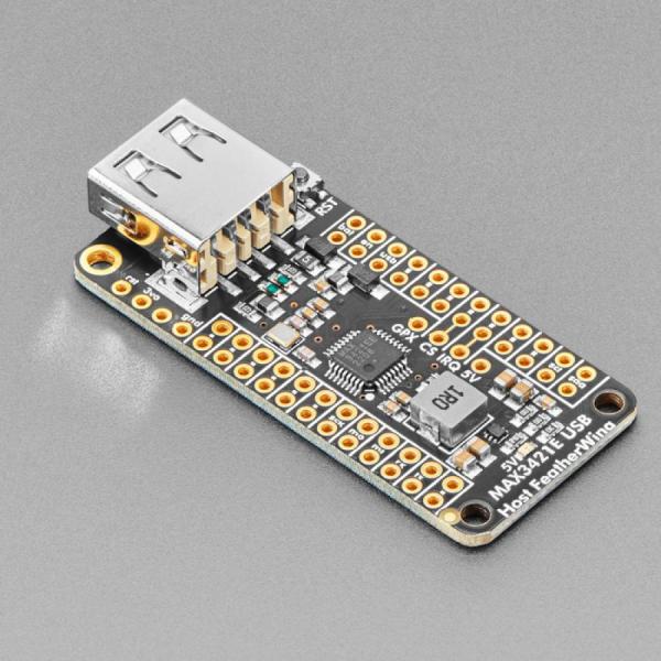 디바이스마트,MCU보드/전자키트 > 통신/네트워크 > USB관련,Adafruit,Adafruit USB Host FeatherWing with MAX3421E [ada-5858],USB 호스트 포트 추가 가능 / MAX3421E 칩 사용 / 크기 : 52 x 22.8 x 8.8mm