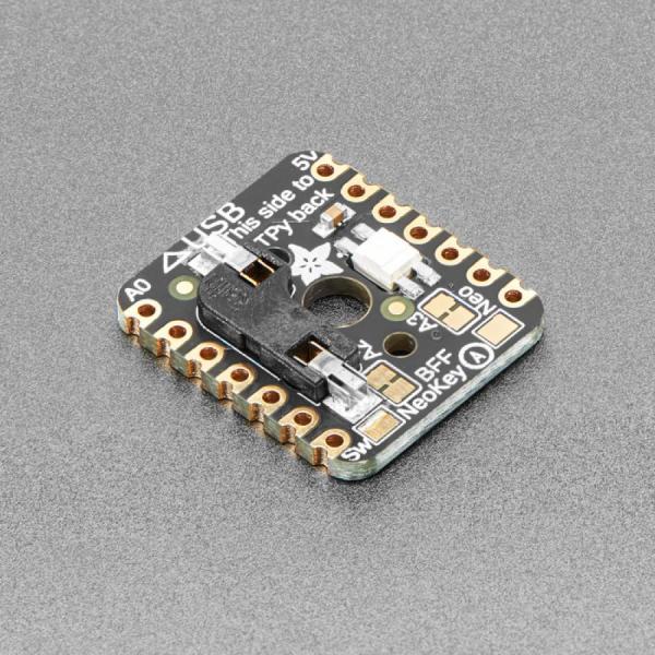 디바이스마트,MCU보드/전자키트 > 버튼/스위치/제어/RTC > 버튼/스위치/조이스틱,Adafruit,Adafruit NeoKey BFF for Mechanical Key Add-On for QT Py and Xiao - For MX Compatible Switches [ada-5695],모든 QT Py 또는 Xiao 보드의 뒷면에 맞게 설계 / 온보드에는 Kailh 소켓이 있어 납땜하는 대신 MX 호환 스위치를 꽂을 수 있습니다