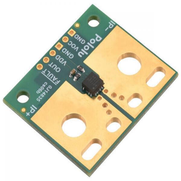 디바이스마트,MCU보드/전자키트 > 센서모듈 > 전압/전류센서,Pololu,ACS37220LEZATR-100B3 Current Sensor Large Carrier -100A to +100A, 3.3V #5295,범위 : ±100A(양방향) / 낮은 저항(~0.1 mΩ) / 공급 전압 : 3.15V ~ 3.45V / 감도 : 13.2mV/A / 영점 : 1.65V / 크기 : 1.4x1.2