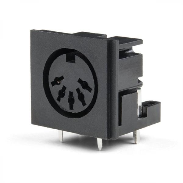 디바이스마트,커넥터/PCB > 직사각형 커넥터 > 사각형 커넥터 (미분류) > 어댑터,SparkFun,MIDI Connector - Female Right Angle [PRT-09536],표준 MIDI 케이블과 인터페이스 / 핀 간격 : 약 0.1인치 / 접점 : 2A @100VAC 및 1A @ 24VDC로 정격화