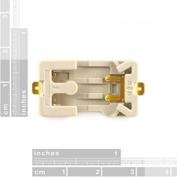 디바이스마트,전원/파워/배터리 > 배터리/배터리홀더 > 배터리홀더 Holder > 버튼·코인용 홀더/클립,SparkFun,Coin Cell Battery Holder - 20mm (Sewable) [DEV-08822],CR2032 타입 배터리용 코인 셀 홀더